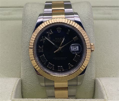 black and gold rolex datejust|Rolex Datejust 41mm black.